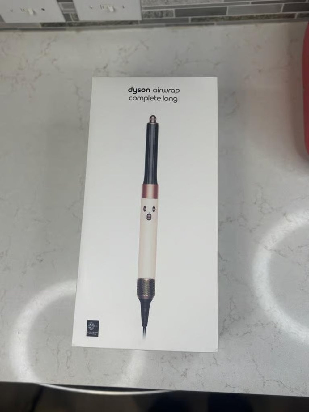 Dyson Airwrap Complete Long - White and Rose Gold